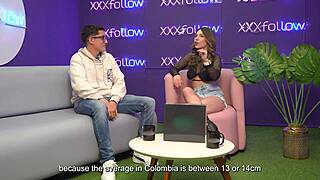 Shy big cock pipeboy gets lucky with young Latina