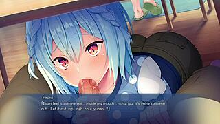 The second part of Secret stay home: sucking me off under the table