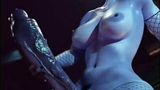 Futanari Widowmaker anime 3D porn compilation with Tracer and others