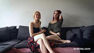 A kinky blonde has a hot date with Elena