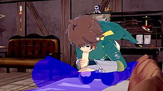 Gay hentai featuring Konosuba characters in rough anal sex