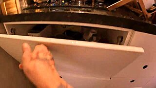 Skinny brunette gets her wet pussy pounded in public