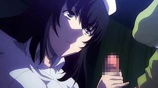 Big ass Kiritani gets a facial in Sakusei byoutou the animation