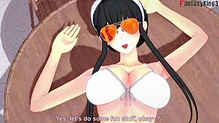 Yor Forger's bikini pool sex free POV spy x family