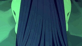 Stark's first time in a French style, anime anal sex with a creampie