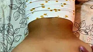 A beautiful amateur has a hot outdoor sex with a friend and gets cum inside her vagina