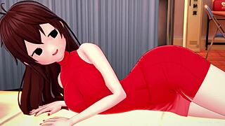 Hentai girlfriend visits the nurse in a bikini