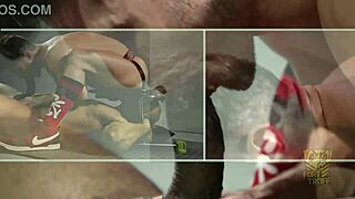 Gay BDSM sex with rimming and toy play