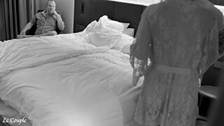 Sexy wife shares tattooed bull with her cuckold husband