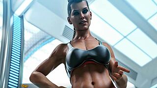 3D animated gym babes in HD hentai fix future