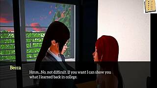 Family affairs in an anime-style adult visual novel