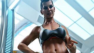3D animated gym babes in HD hentai fix future