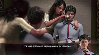A 3D animated porn featuring a hot scene with a cunilingus and a facial finish