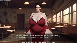 Curvy granny enjoys anal play with huge butt plug