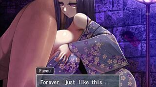 Big tits and anime action in the garage