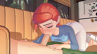 3D and 2D cartoon sex with Gwen Tennyson