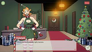 3D animated game featuring naughty elf and Santa's wife