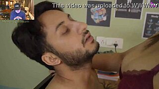 Hot scenes with an Indian web series with a roommate