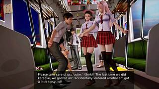 Visual novel and gameplay of Academy 196