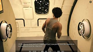3D game with an Asian girl without a bra