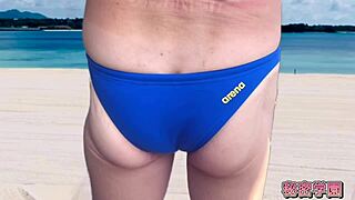 Outdoor amateurs try anal toys and ass fucking