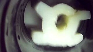Enjoying solo pleasure with a Fleshlight and a nice creampie