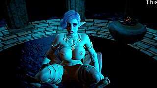 3D elf gets nailed hard in anal sex scene