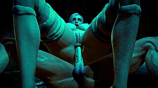 3D elf gets nailed hard in anal sex scene