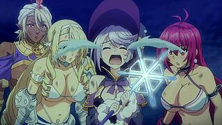Sensual women in bikinis in hot scenes in anime and manga