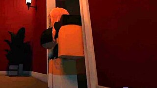 Gay sex with boyfriend and friend in Roblox