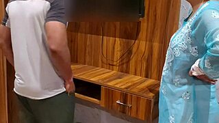 Beautiful amateur gets a deepthroat surprise from an engineer