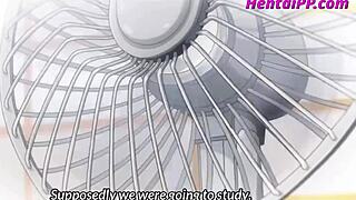 Cartoon porn with big tits and hand job action