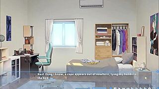 Harem of sexy teens in Summer Clover hentai game