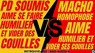 A hunky French Maledom dominates his gay sub