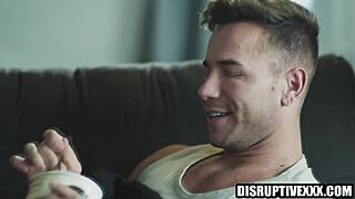 Muscular straight male tries gay sex to attract more followers