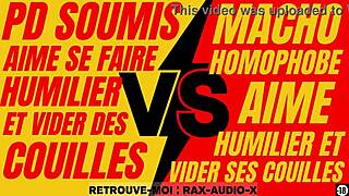 A hunky French Maledom dominates his gay sub