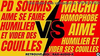 A hunky French Maledom dominates his gay sub