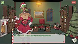 Santa's helper gets naughty with anal toys and more