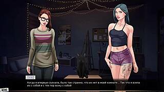 Black and red string part 28: A cartoon porn video