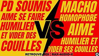 A hunky French Maledom dominates his gay sub