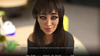Beautiful animation with big bouncing boobs and hot ass in 3D environment