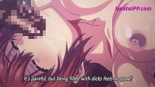 Ghostly house of hardcore group sex in hentai