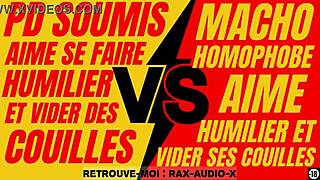 A hunky French Maledom dominates his gay sub