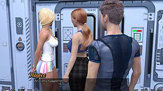 3D animated game with big-boobed space babes and cumshots