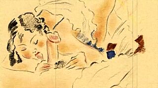 Hentai art from the good old days of anime