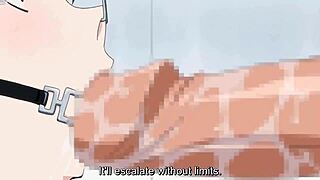 Japanese anime hardcore sex scenes with BDSM elements
