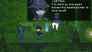 Hentai game continues with a hot date and monster sex