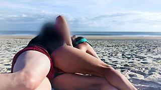 A mature woman gets her anal fucked on the beach in this anime porn
