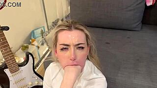Emily Belle's European adventure in anal and facial frenzy