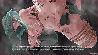 The story of Lumina, the brave heroine in a Japanese Hentai game